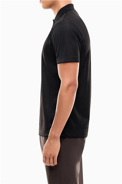 EA7 Erkek Polo Yaka T-Shirt Siyah