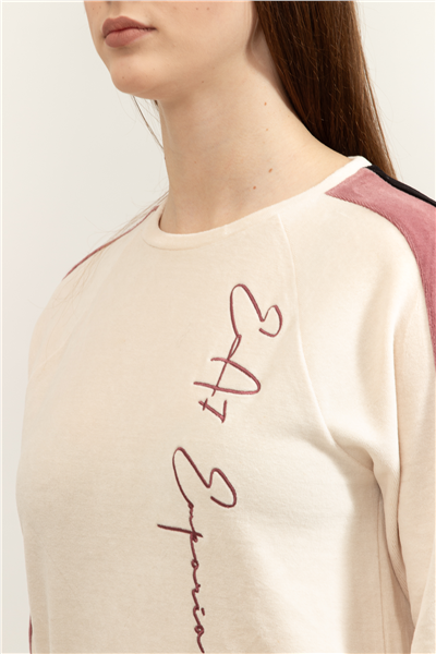 EA7 Kadın Bisiklet Yaka Sweatshirt