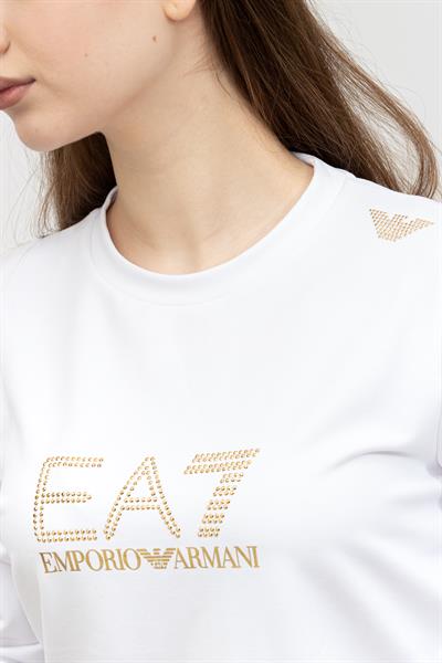 EA7 Kadın Bisiklet Yaka Sweatshirt