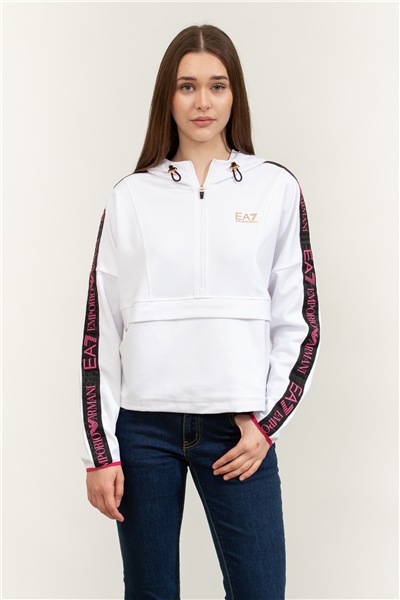 EA7 Kadın Bisiklet Yaka Sweatshirt