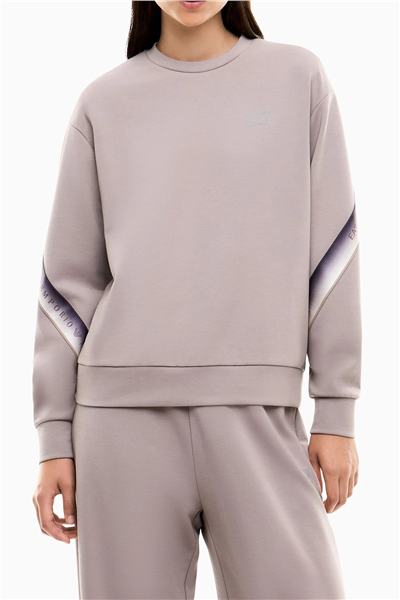EA7 Kadın Bisiklet Yaka Sweatshirt