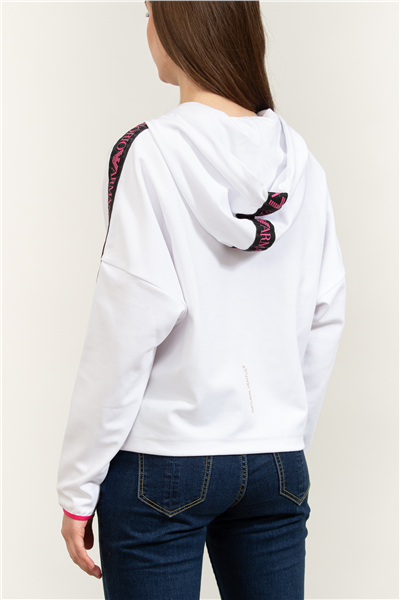 EA7 Kadın Bisiklet Yaka Sweatshirt