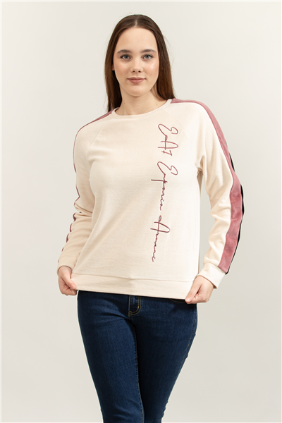 EA7 Kadın Bisiklet Yaka Sweatshirt