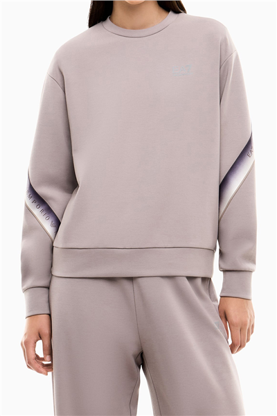 EA7 Kadın Bisiklet Yaka Sweatshirt