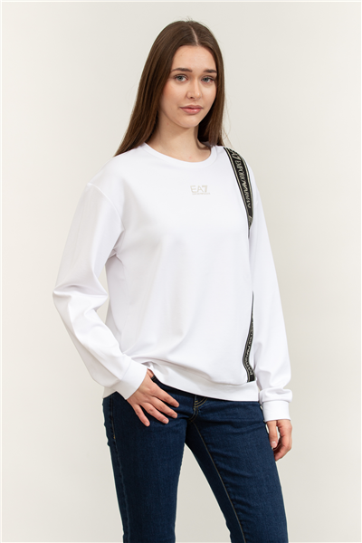 EA7 Kadın Bisiklet Yaka Sweatshirt