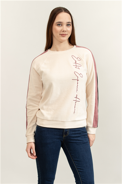 EA7 Kadın Bisiklet Yaka Sweatshirt