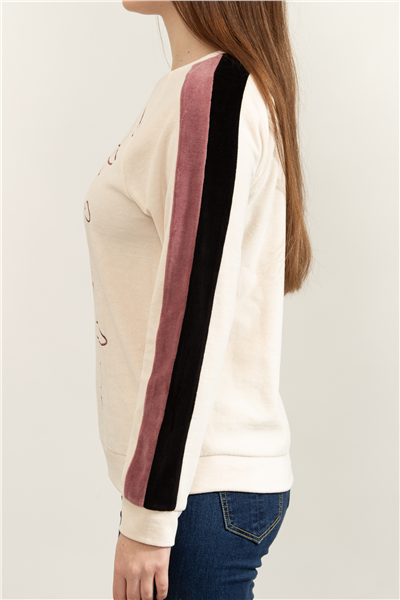 EA7 Kadın Bisiklet Yaka Sweatshirt