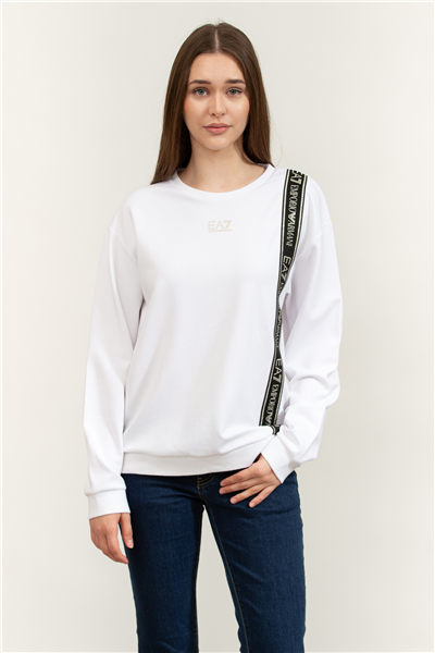 EA7 Kadın Bisiklet Yaka Sweatshirt