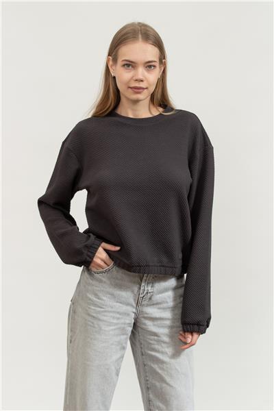 EA7 Kadın Bisiklet Yaka Sweatshirt