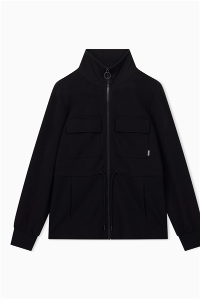 EA7 Kadın Bisiklet Yaka Sweatshirt Siyah