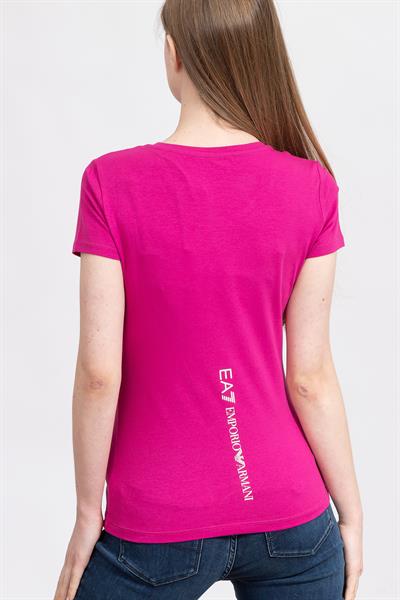 EA7 Kadın Bisiklet Yaka T-Shirt