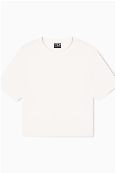 EA7 Kadın Bisiklet Yaka T-Shirt