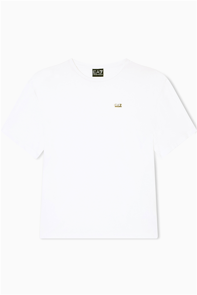 EA7 Kadın Bisiklet Yaka T-Shirt