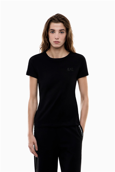 EA7 Kadın Bisiklet Yaka T-Shirt