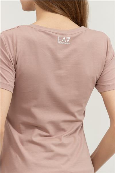 EA7 Kadın Bisiklet Yaka T-Shirt