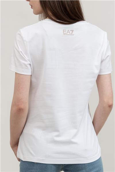 EA7 Kadın Bisiklet Yaka T-Shirt