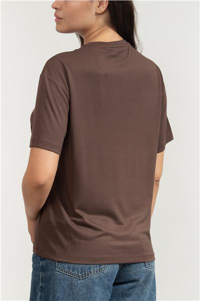 EA7 Kadın Bisiklet Yaka T-Shirt