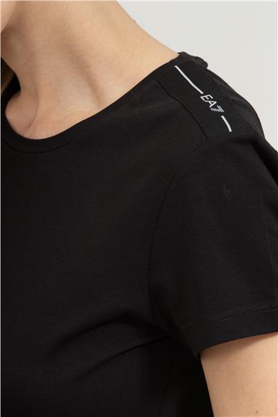 EA7 Kadın Bisiklet Yaka T-Shirt