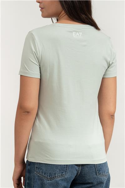 EA7 Kadın Bisiklet Yaka T-Shirt