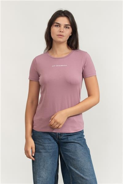 EA7 Kadın Bisiklet Yaka T-Shirt