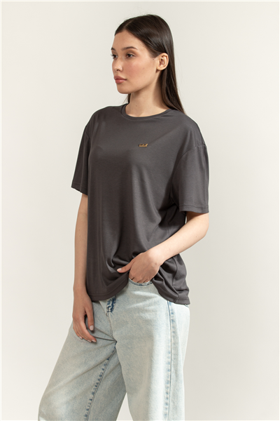 EA7 Kadın Bisiklet Yaka T-Shirt