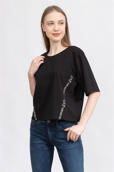 EA7 Kadın Bisiklet Yaka T-Shirt