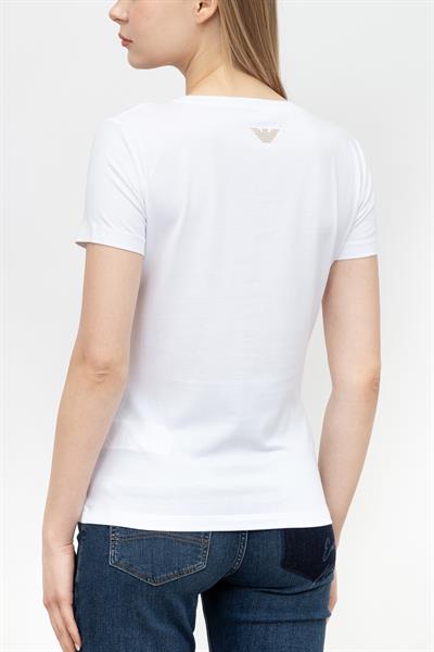 EA7 Kadın Bisiklet Yaka T-Shirt