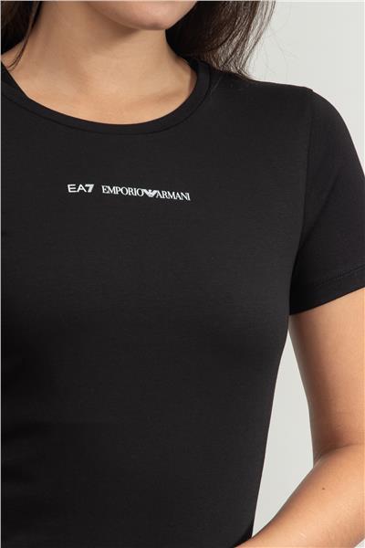 EA7 Kadın Bisiklet Yaka T-Shirt
