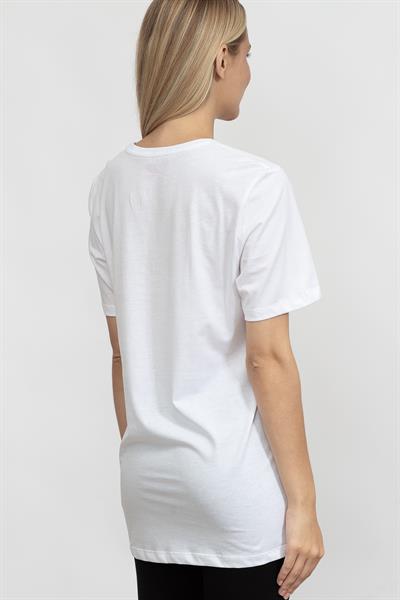 EA7 Kadın Bisiklet Yaka T-Shirt