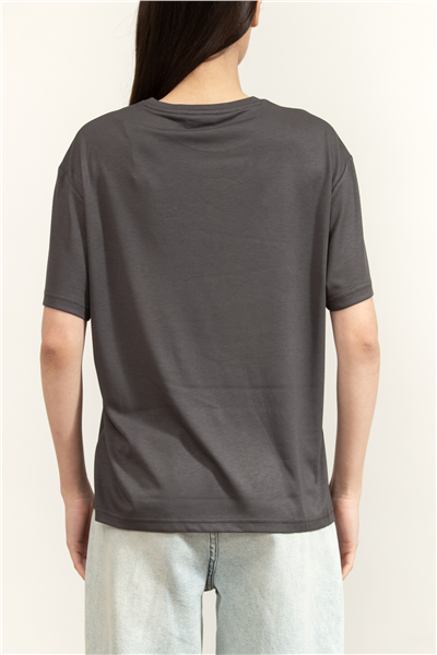 EA7 Kadın Bisiklet Yaka T-Shirt