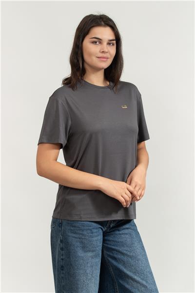 EA7 Kadın Bisiklet Yaka T-Shirt