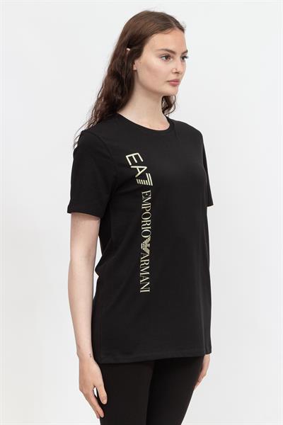 EA7 Kadın Bisiklet Yaka T-Shirt