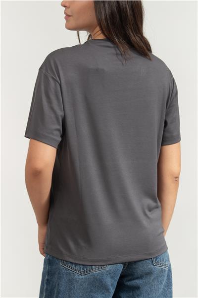 EA7 Kadın Bisiklet Yaka T-Shirt