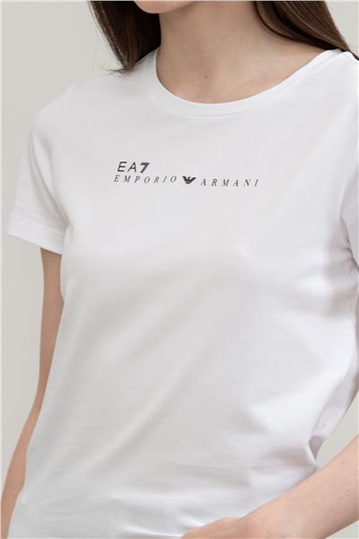 EA7 Kadın Bisiklet Yaka T-Shirt