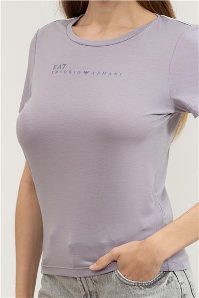 EA7 Kadın Bisiklet Yaka T-Shirt