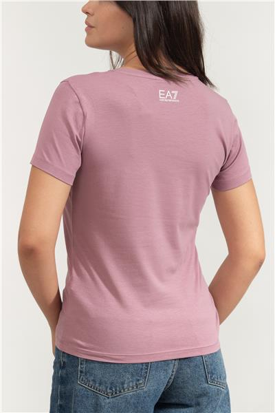 EA7 Kadın Bisiklet Yaka T-Shirt