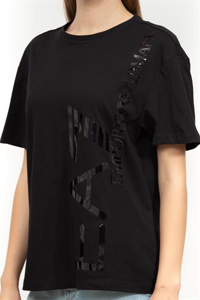 EA7 Kadın Bisiklet Yaka T-Shirt