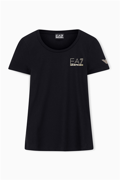 EA7 Kadın Bisiklet Yaka T-Shirt
