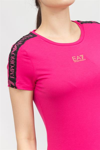 EA7 Kadın Bisiklet Yaka T-Shirt