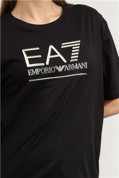 EA7 Kadın Bisiklet Yaka T-Shirt