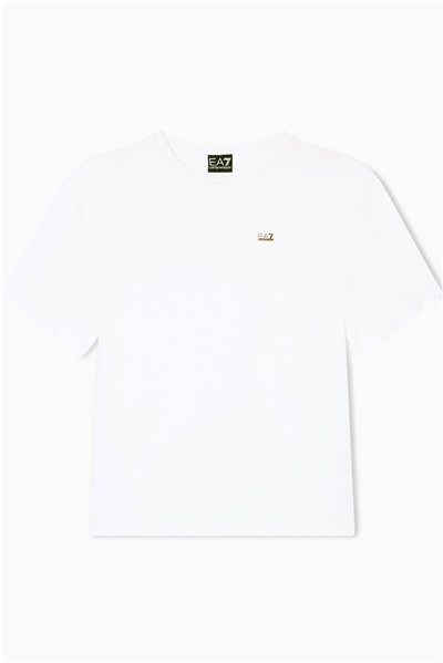 EA7 Kadın Bisiklet Yaka T-Shirt