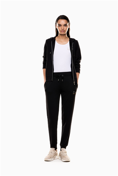 EA7 Kadın Bisiklet Yaka T-Shirt