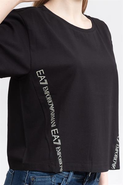 EA7 Kadın Bisiklet Yaka T-Shirt