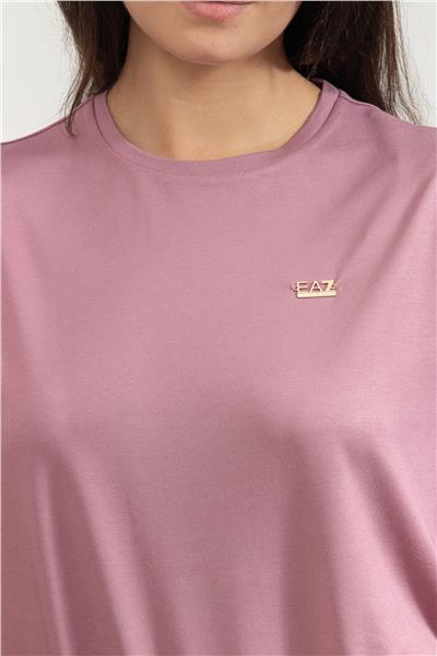 EA7 Kadın Bisiklet Yaka T-Shirt