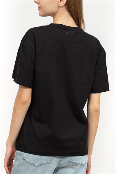 EA7 Kadın Bisiklet Yaka T-Shirt