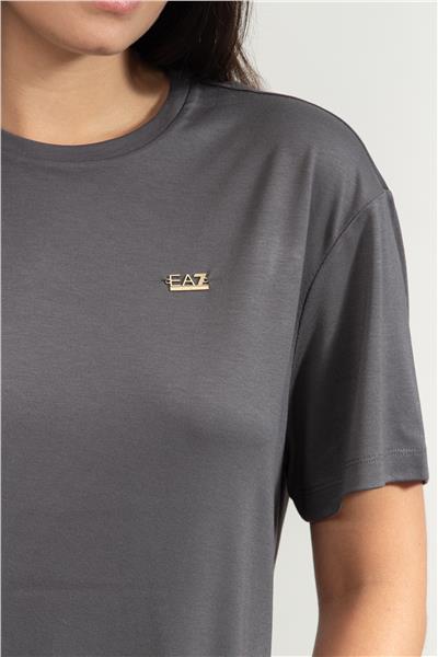 EA7 Kadın Bisiklet Yaka T-Shirt