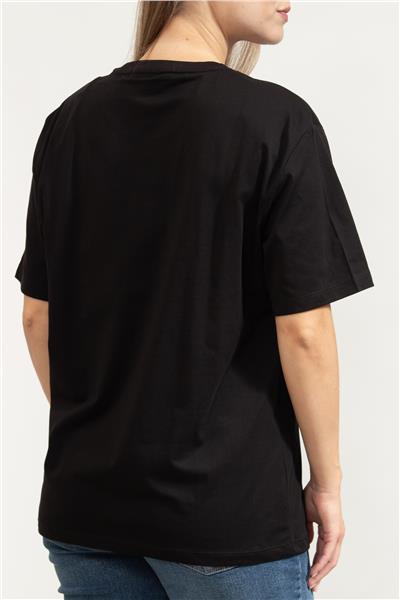 EA7 Kadın Bisiklet Yaka T-Shirt