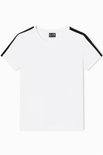 EA7 Kadın Bisiklet Yaka T-Shirt