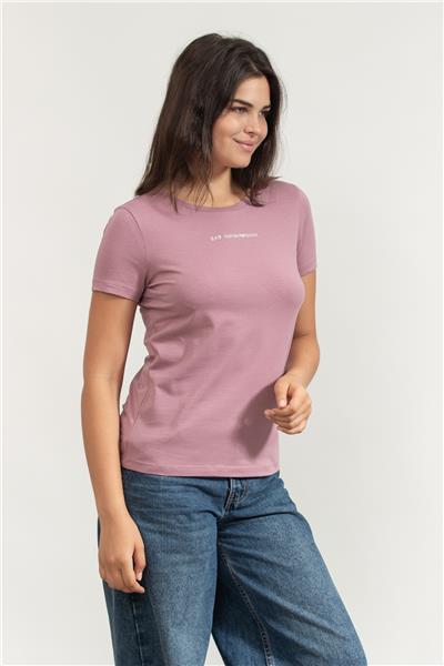 EA7 Kadın Bisiklet Yaka T-Shirt