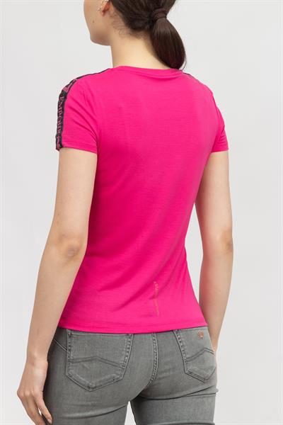 EA7 Kadın Bisiklet Yaka T-Shirt